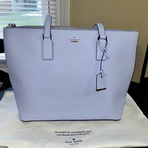 Kate Spade Zip Tote in Lavender